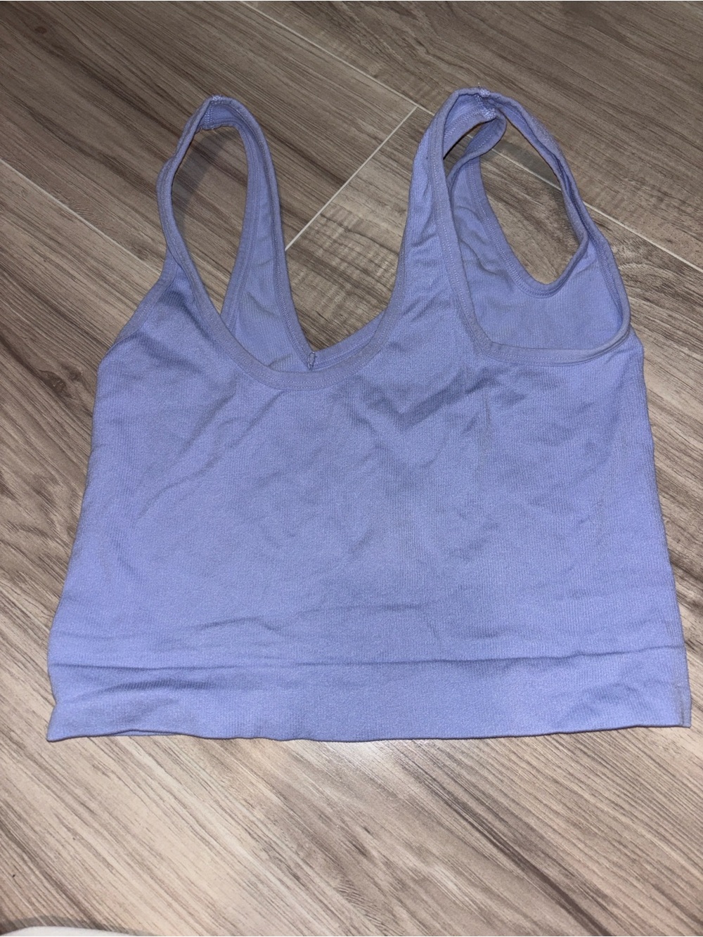 Colsie Lavender Wireless Scoop Sports Bralette